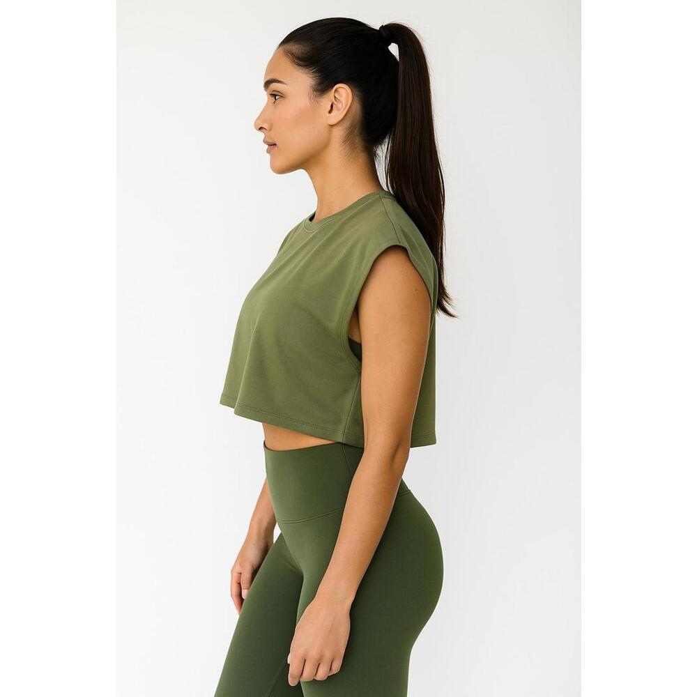 Alphalete Women's Cropped Muscle Tank Top - Small